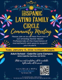 Hispanic Latino Family Circle Flyer English
